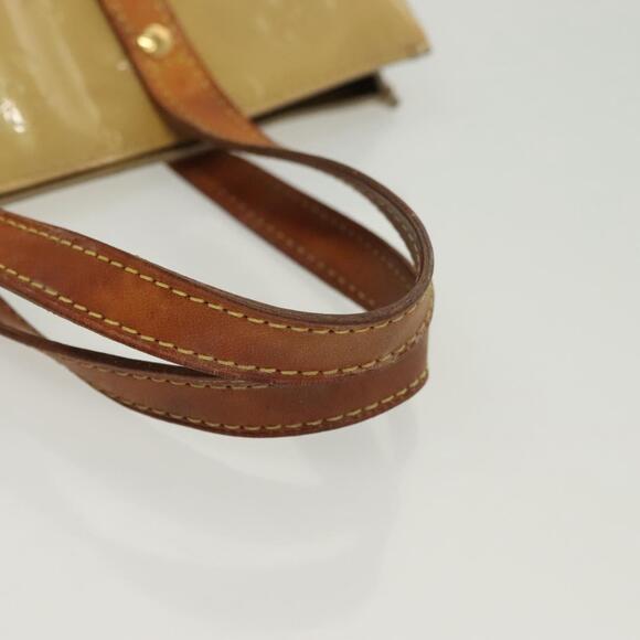 LOUIS VUITTON Monogram Vernis Reade PM Hand Bag Beige M91334 - Picture 8 of 12